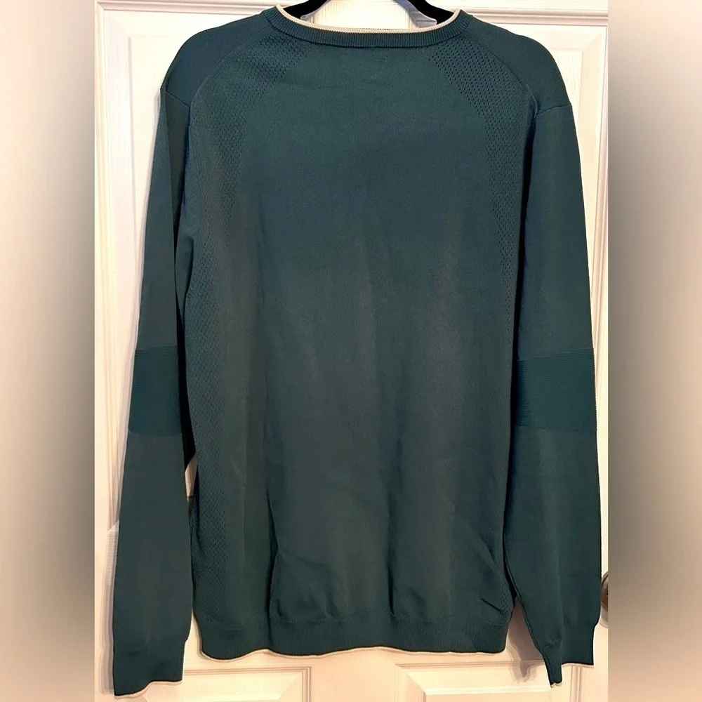 NWOT BRADY Men’s V-Neck Sweater- Teal/ Size Large